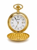 Taschenuhr Lorenz in Stahl/Gelbgold 030140BB